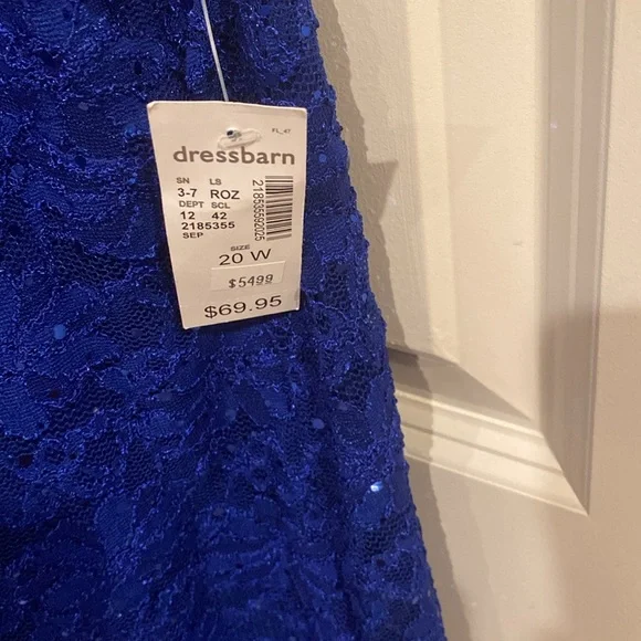 20 Roz & Ali blue sparkle dress - NWT - Picture 3 of 6